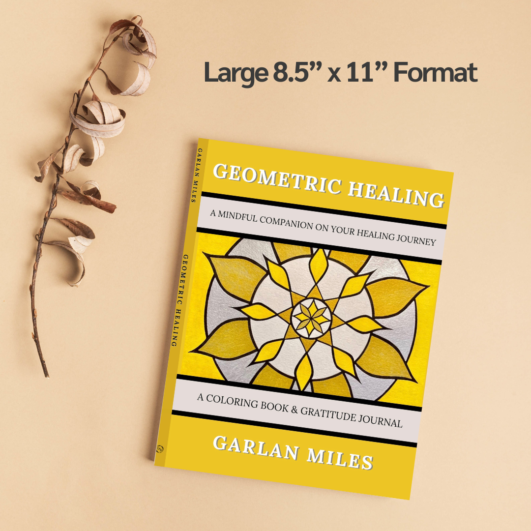 Geometric Healing Coloring Book & Gratitude Journal