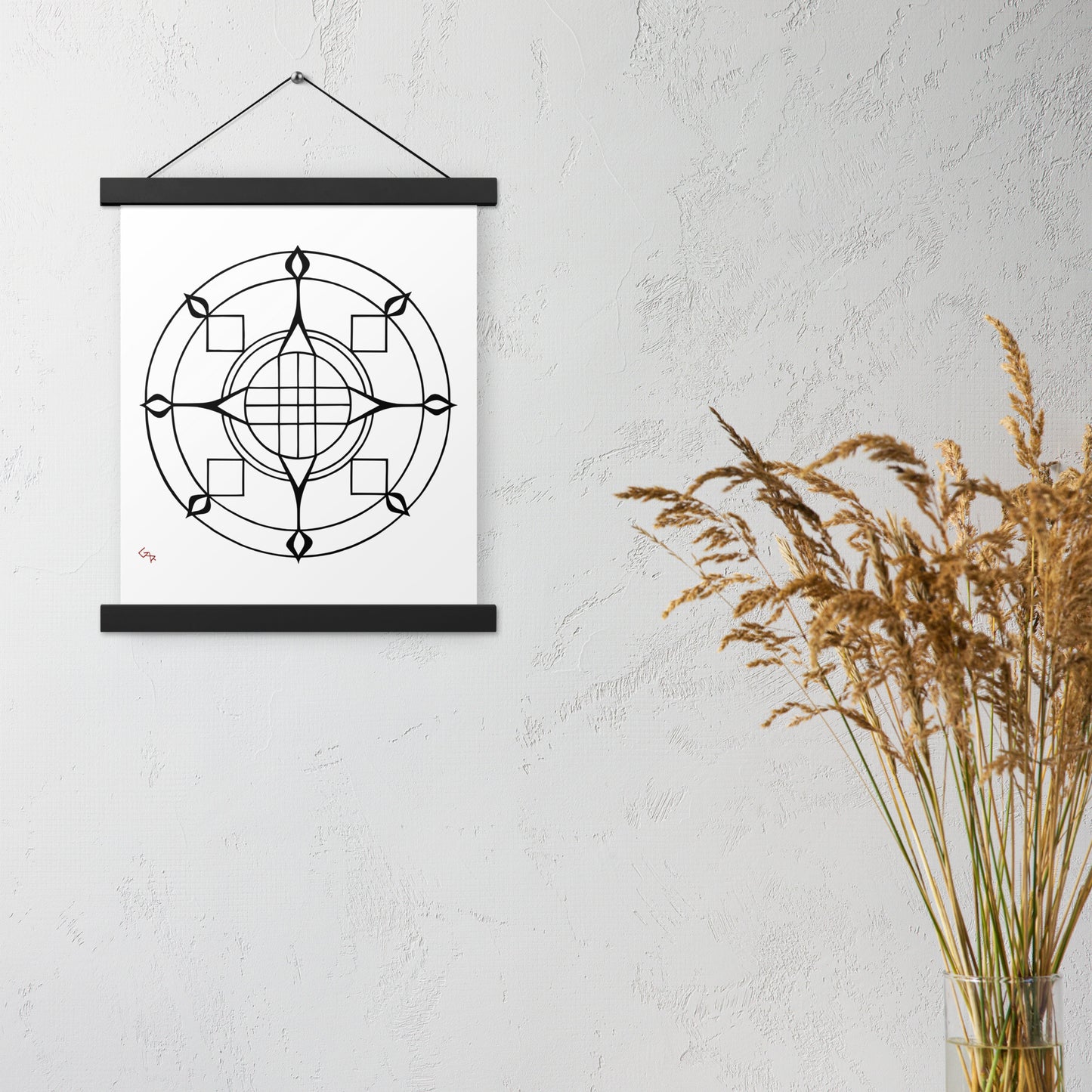 Awareness ~ Wooden Hanger Art