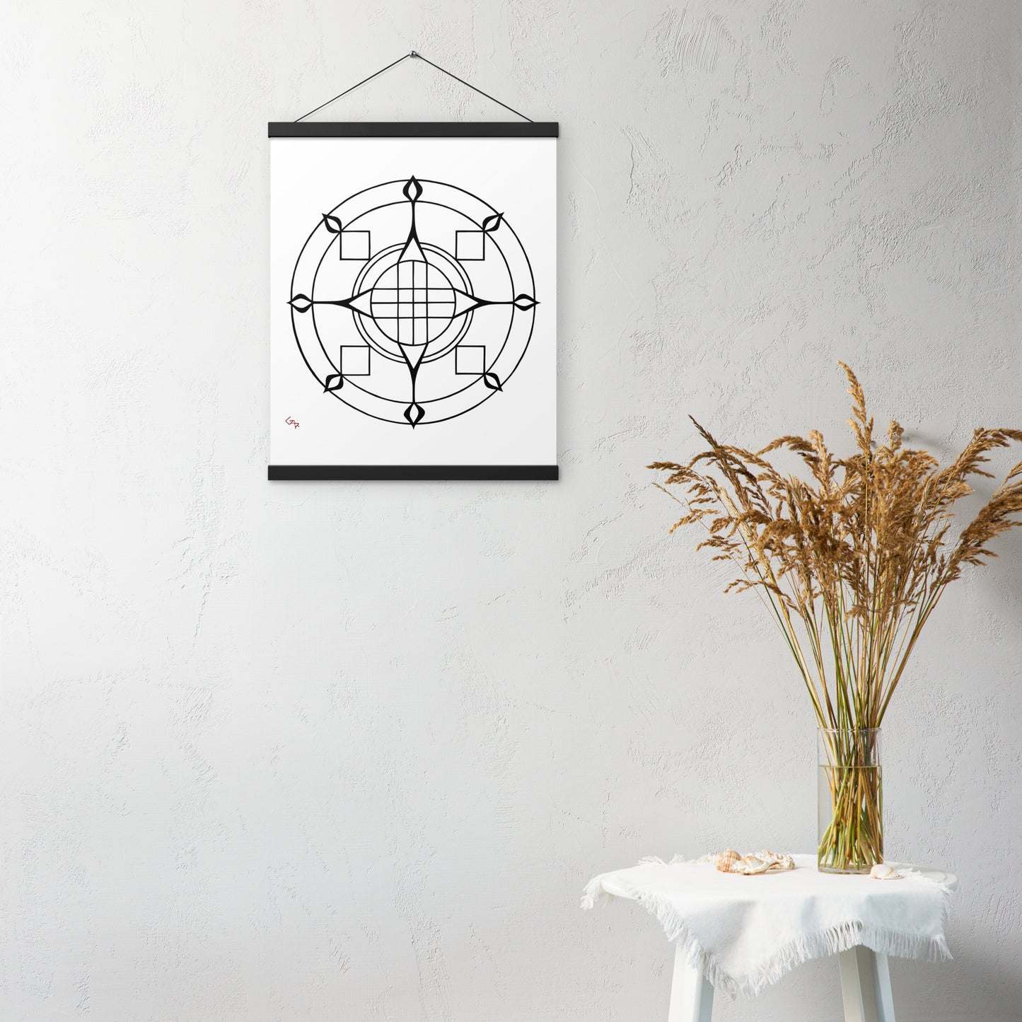Awareness ~ Wooden Hanger Art