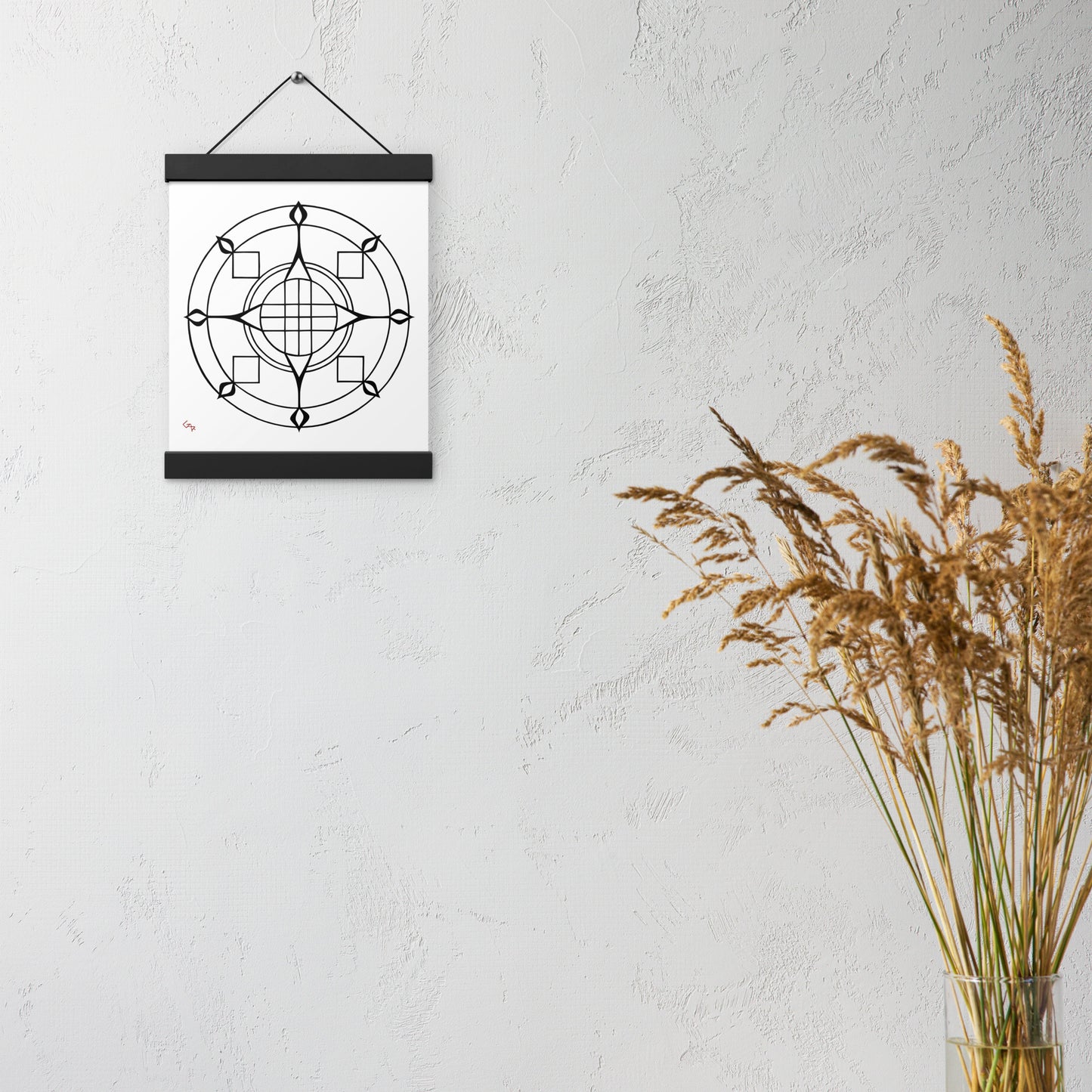 Awareness ~ Wooden Hanger Art