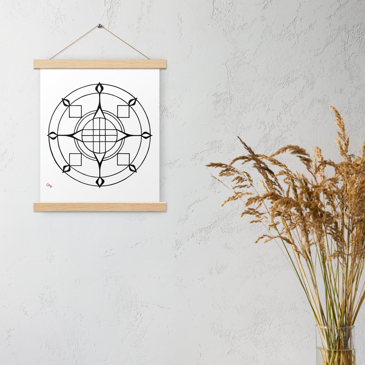 Awareness ~ Wooden Hanger Art