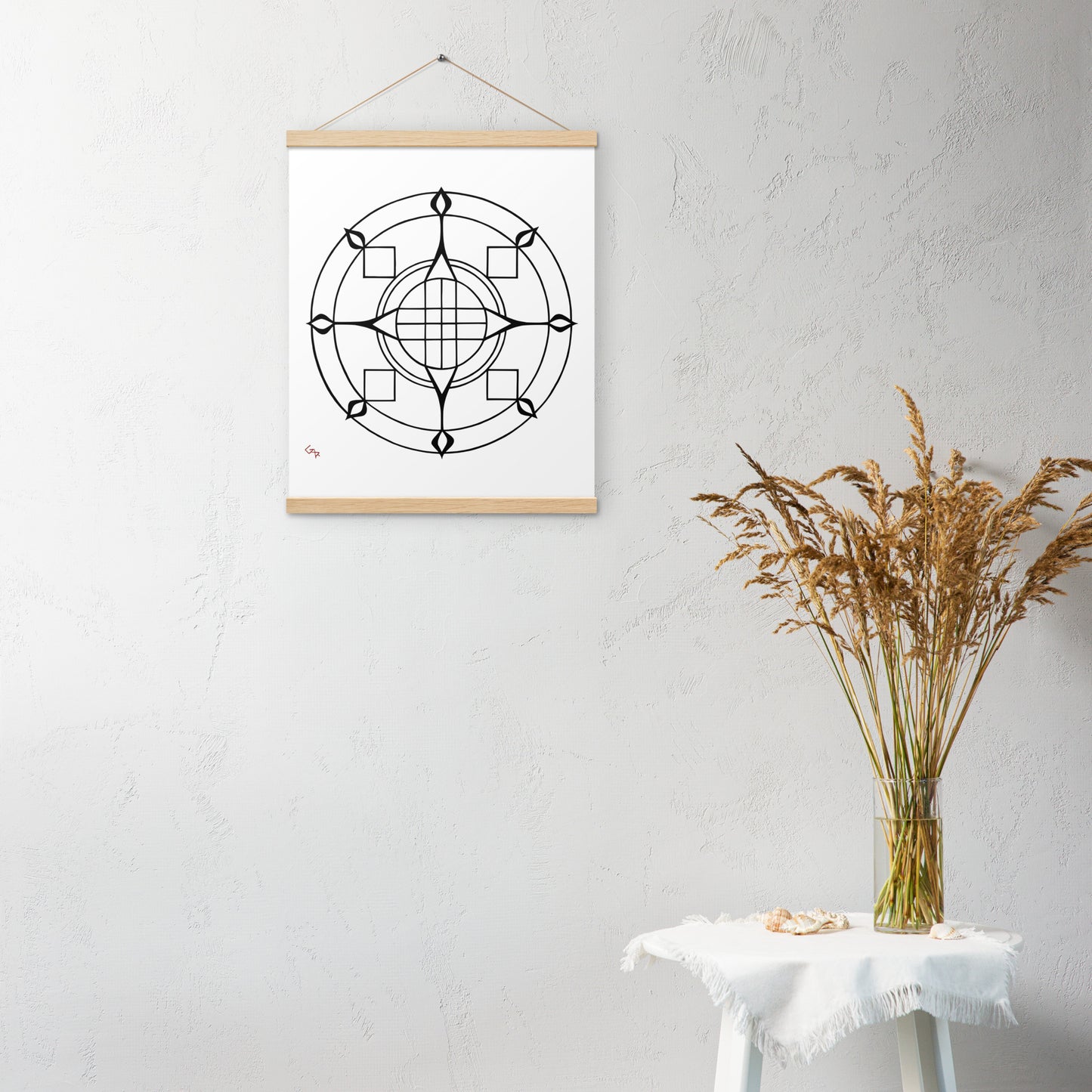 Awareness ~ Wooden Hanger Art
