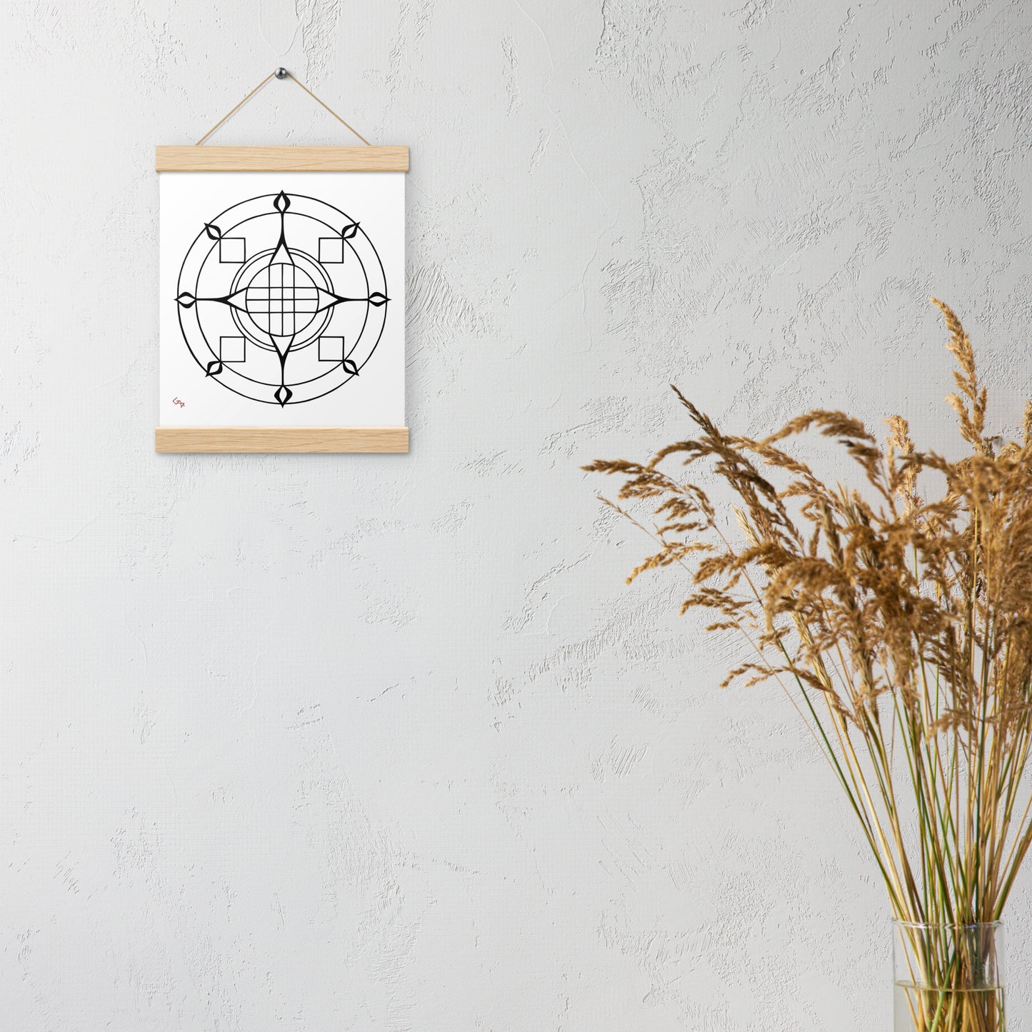 Awareness ~ Wooden Hanger Art