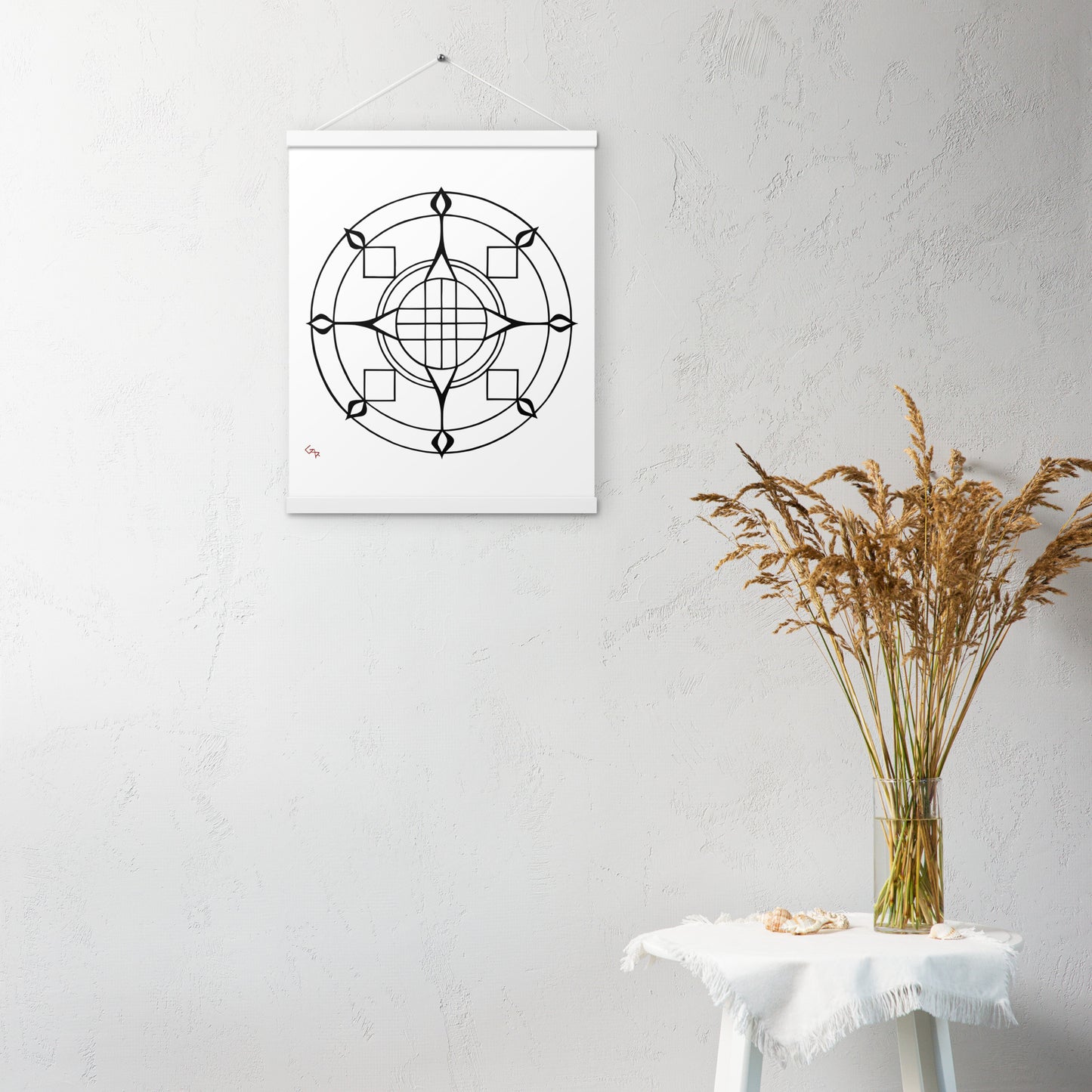 Awareness ~ Wooden Hanger Art