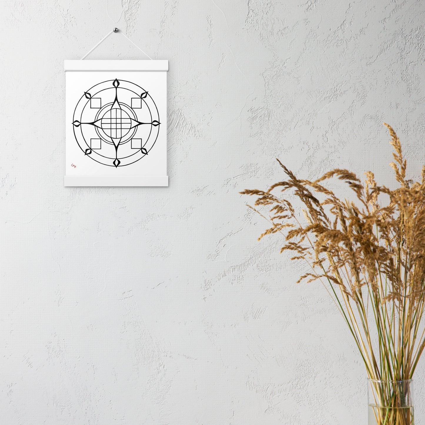 Awareness ~ Wooden Hanger Art